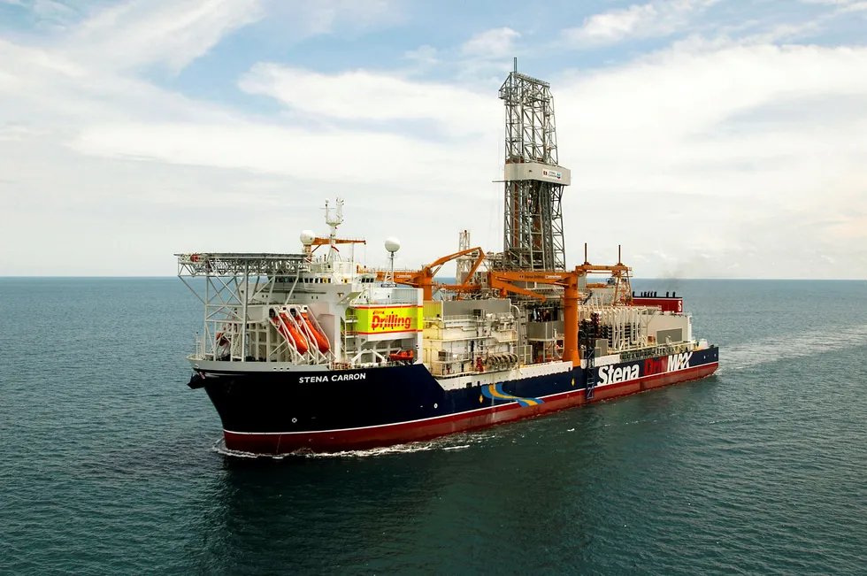 Drilling ahead: Stena Carron at Haimara-1