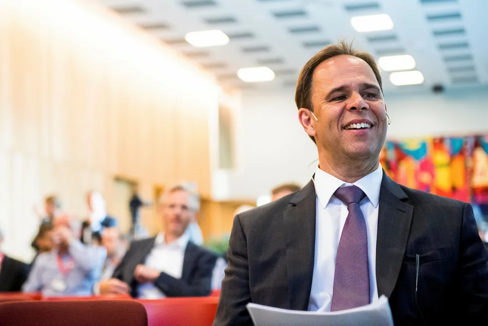 Rising profits: Aker chief Luis Araujo