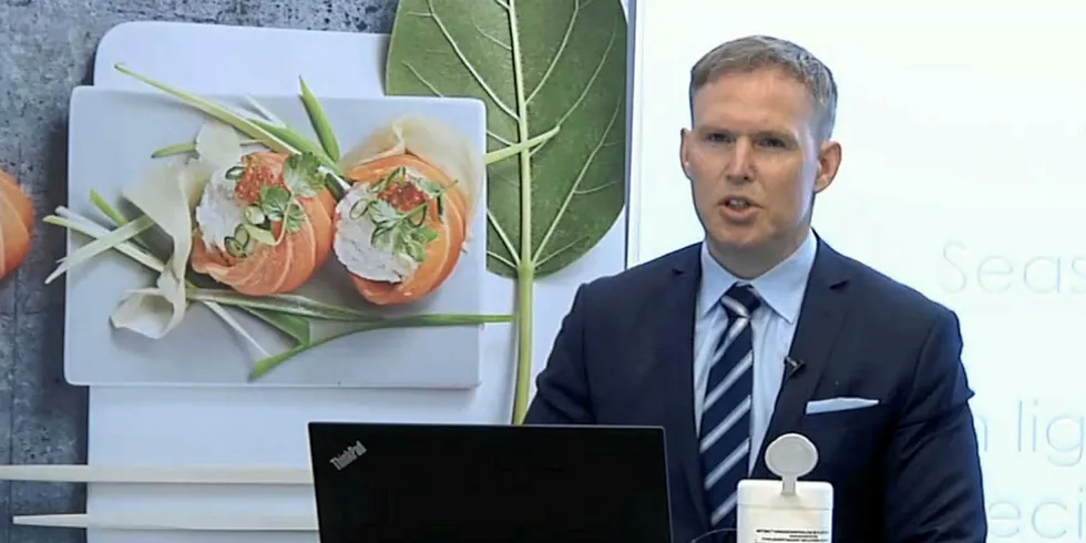 Mowi CEO Ivan Vindheim.