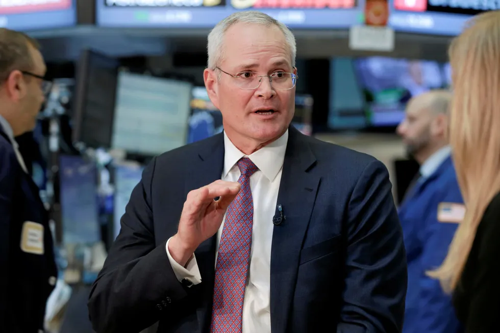 Out: ExxonMobil chief executive Darren Woods