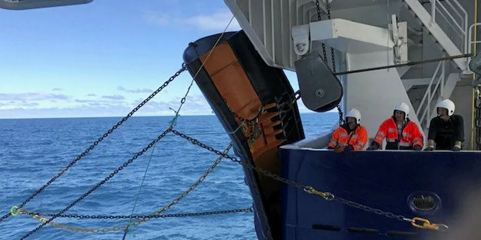 Sisimiut, Royal Greenland's newest trawler.