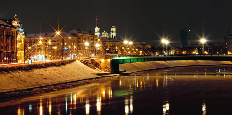 Lithuania's capital Vilnius.