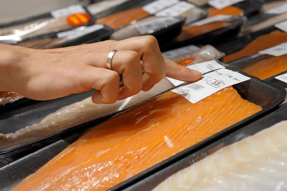 Per capita consumption of salmon in the United States lags consumption in many European countries.