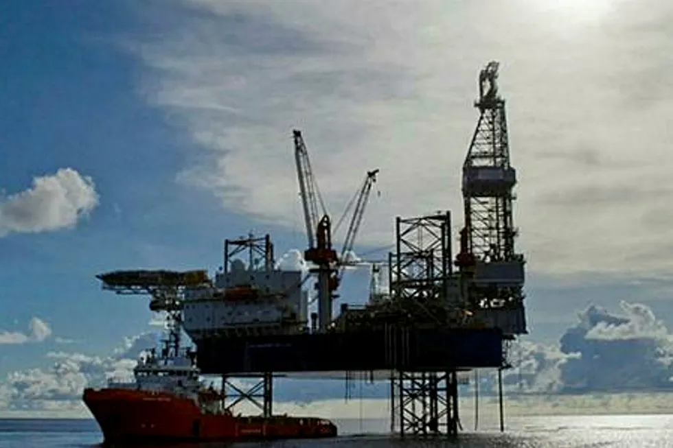 Stand-by crew member positive: the jack-up Aquamarine Driller