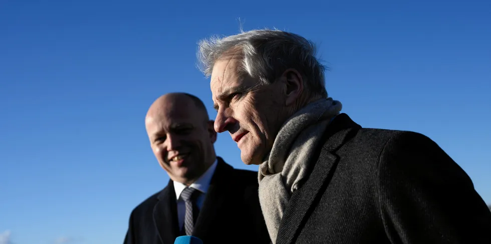 Norwegian Finance Minister Trygve Slagsvold Vedum and Prime Minister Jonas Gahr Store today announced news of a proposed new tax from the government.