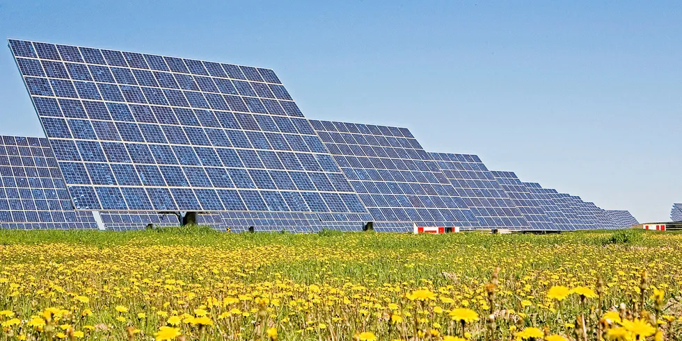 Solar installations by Spanish utility Acciona