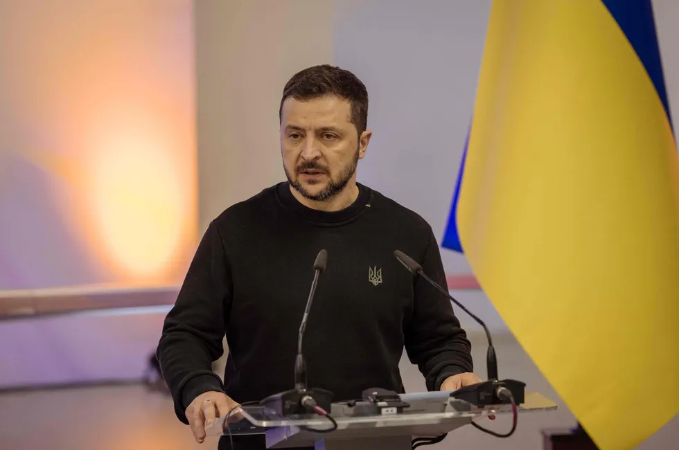Ukrainian President Volodymyr Zelensky.