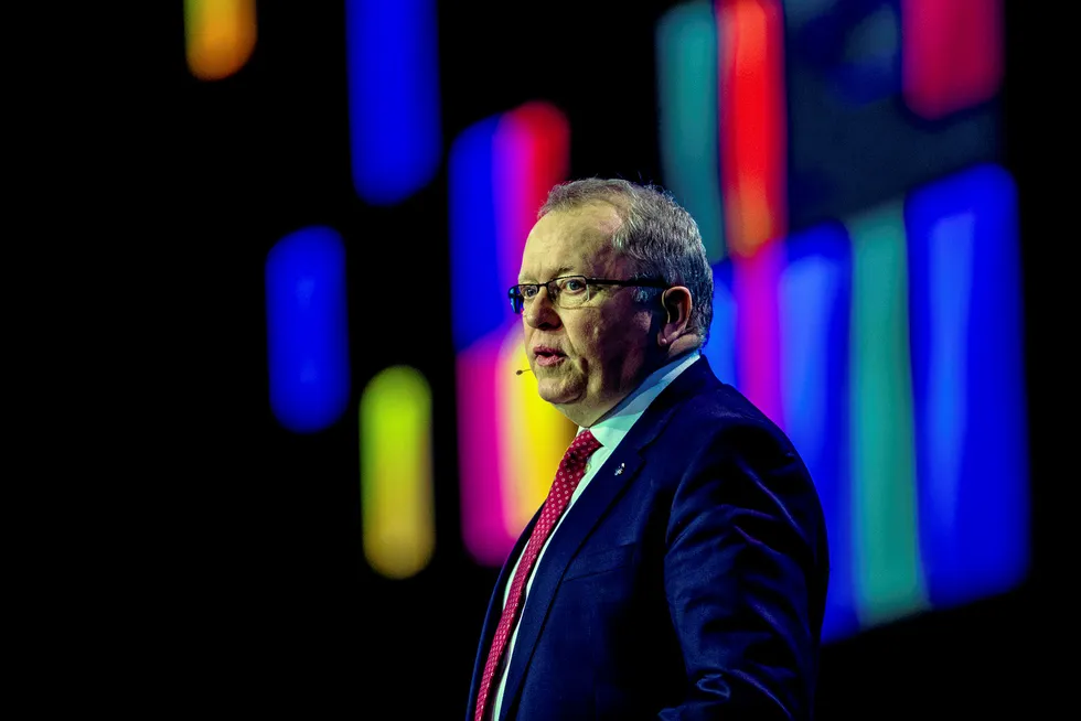 Low carbon drive: Equinor chief executive Eldar Saetre