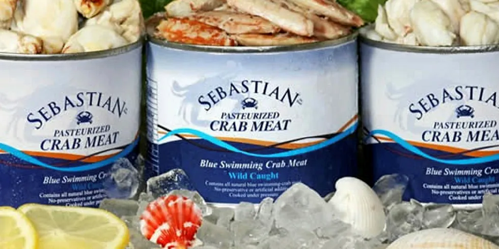 Bonamar's Sebastian Blue Crab swimming meat.
