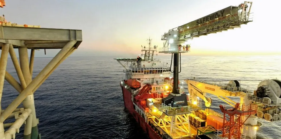 An MMA vessel at work offshore
