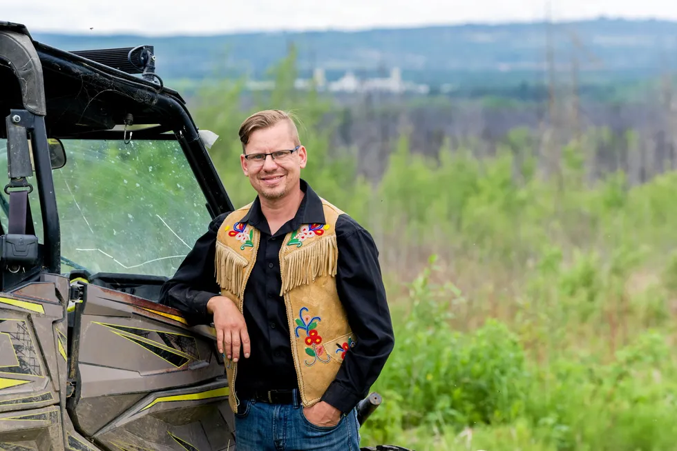 Historic deal: Willow Lake Metis Nation chief executive Justin Bourque is president of the newly formed Athabasca Indigenous Investments.