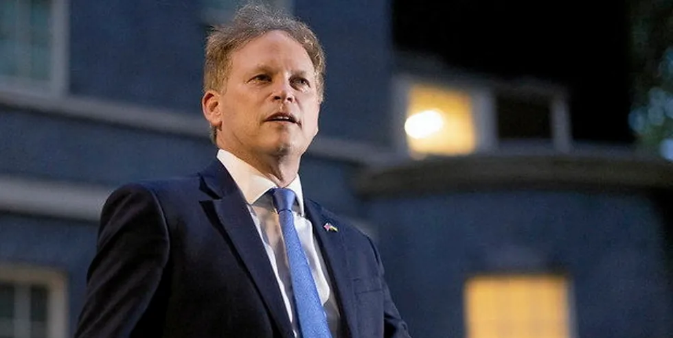 UK net zero secretary Grant Shapps.