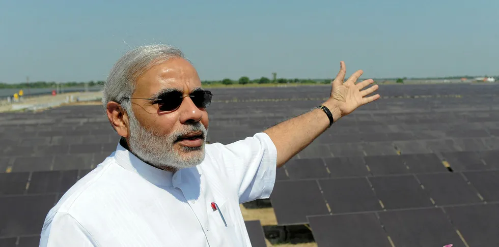 Narendra Modi has been an enthusiastic backer of renewables since his days as chief minister of Gujarat.