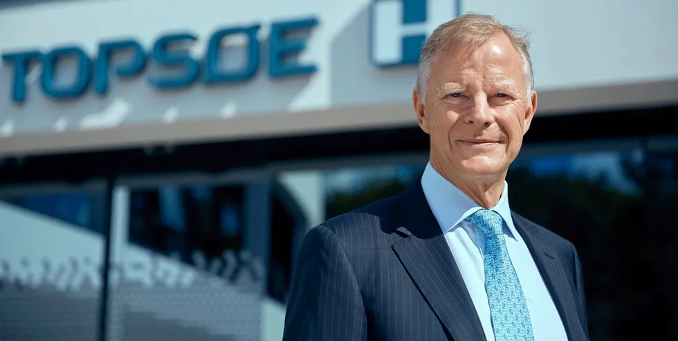 Haldor Topsoe CEO Roeland Baan.