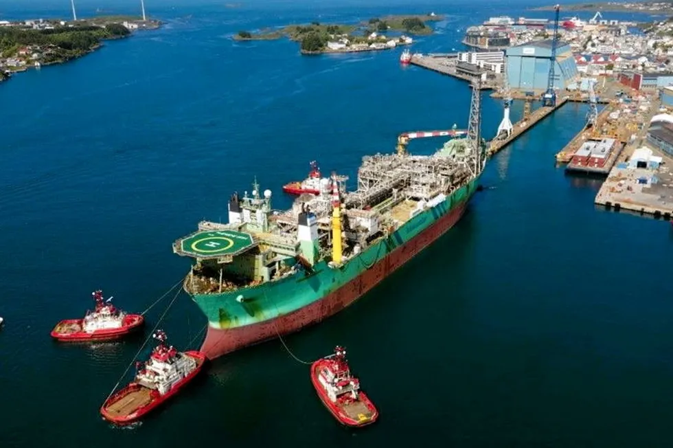 Nearly back in business: Bluewater FPSO Haewene Brim