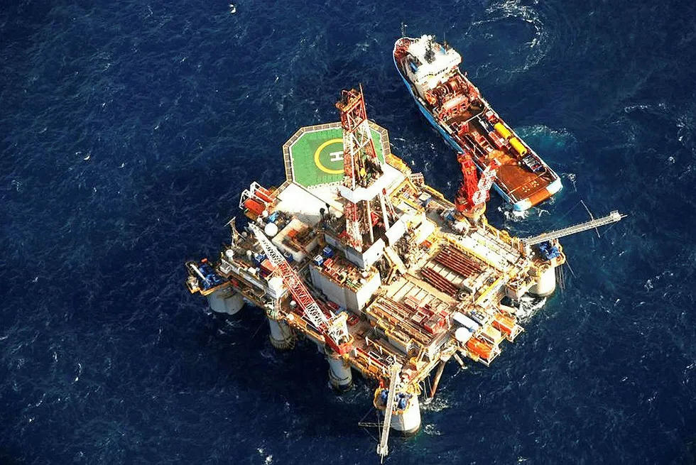 Unplanned release: the Ocean Guardian semi-submersible