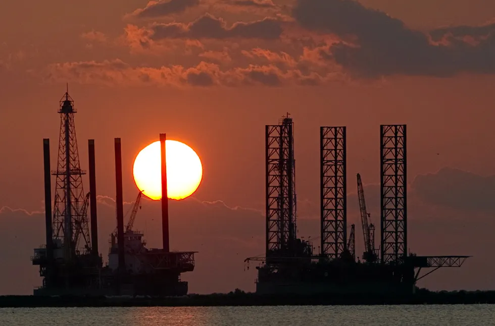 Contested: Rigs offshore Port Fourchon, Louisiana