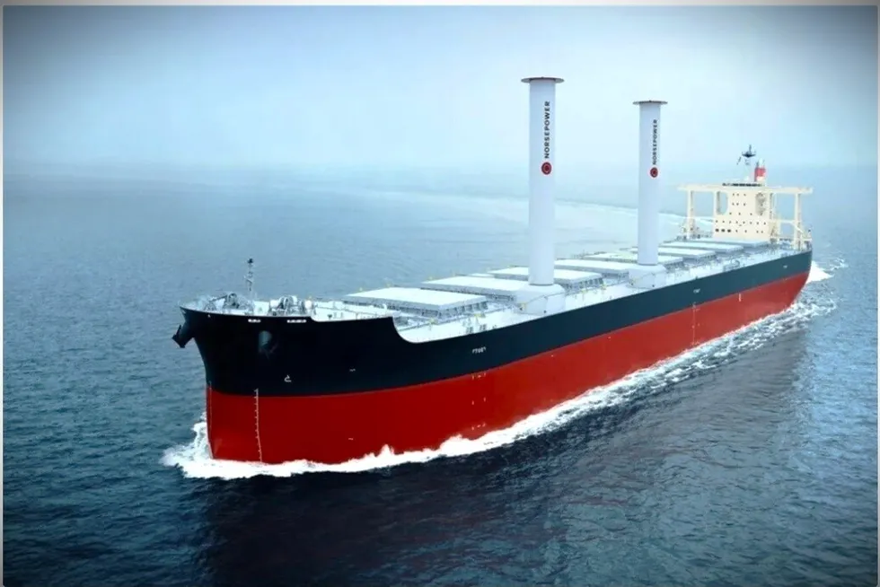 The vessel, a 229-meter long, 32-meter wide and 20-meter deep Panamax tanker, will draw water from underneath the hull. The ship's forward motion will drive water exchange in the tanks, where the intake water and discharge is filtered and treated.