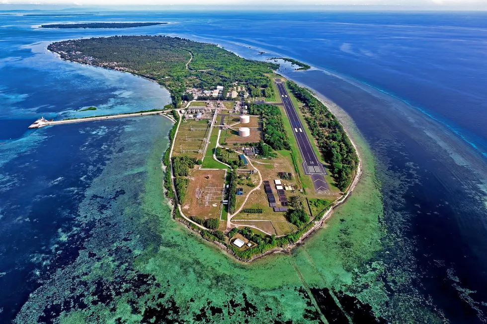 Production facilities: EMP's Kangean production sharing contract in Indonesia.