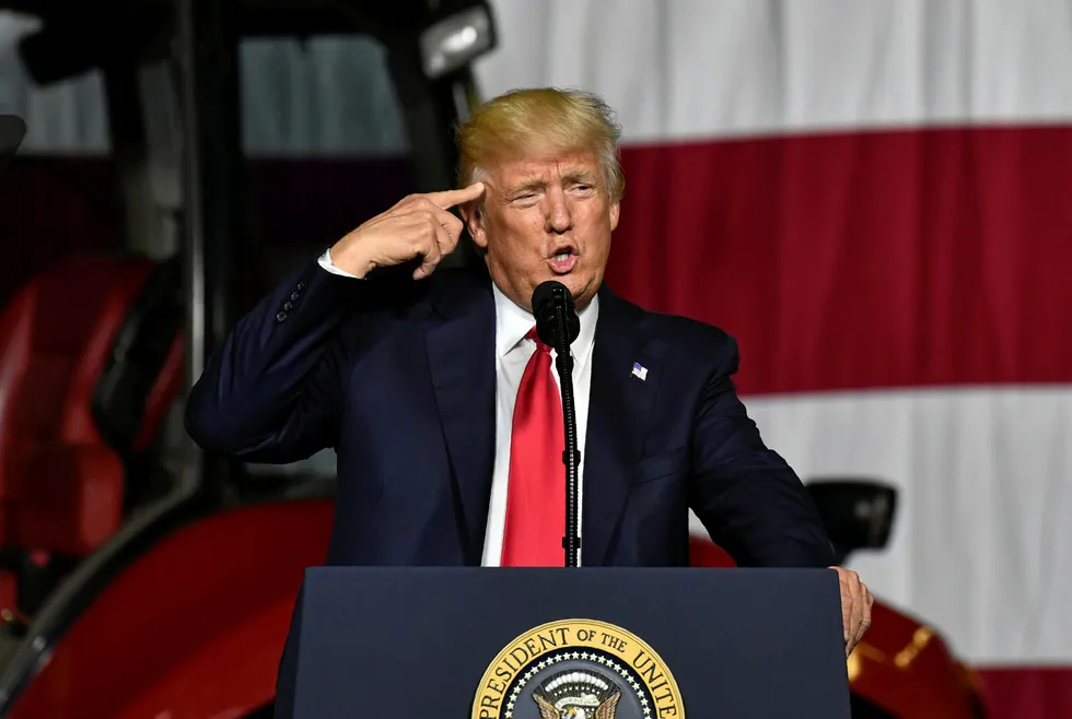 Policies: US President Donald Trump
