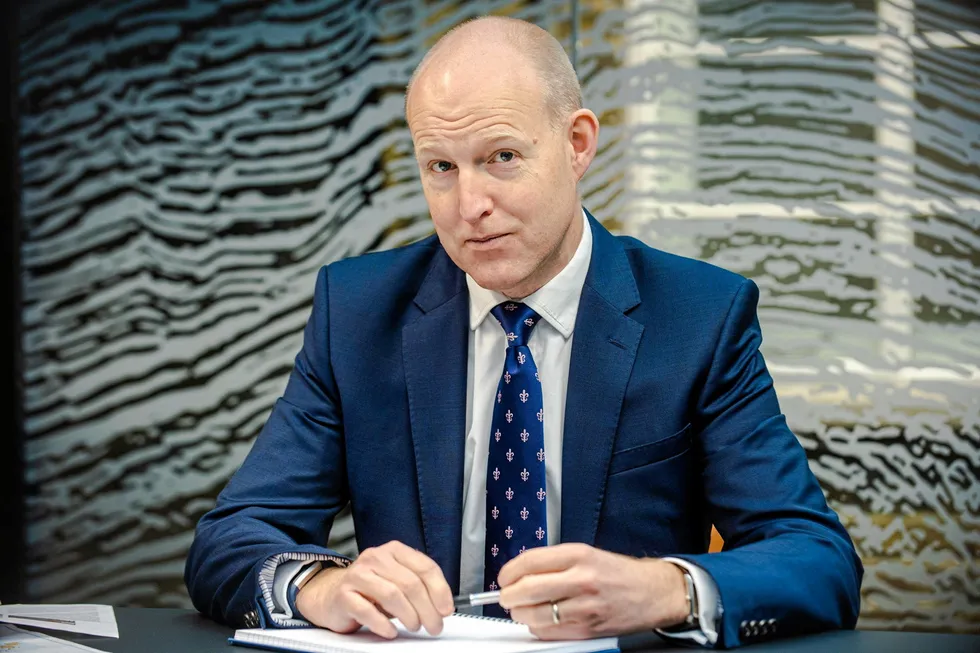 In progress: Deltic Energy chief executive Graham Swindells.