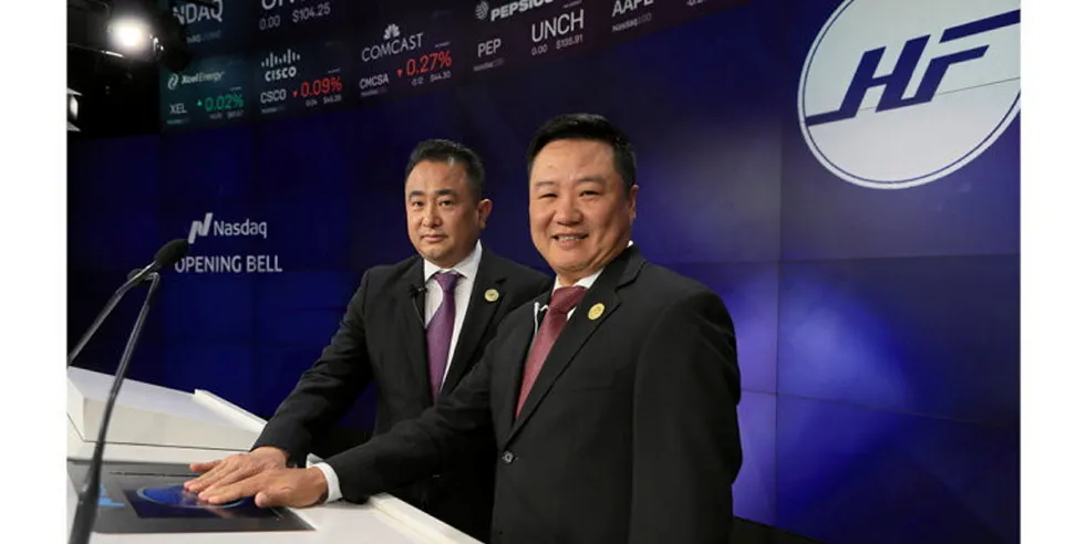 "We will continue to solidify our market leadership position to deliver long-term shareholder value through organic growth and acquisitions such as this," said Peter Zhang, CEO of HF Foods (right).