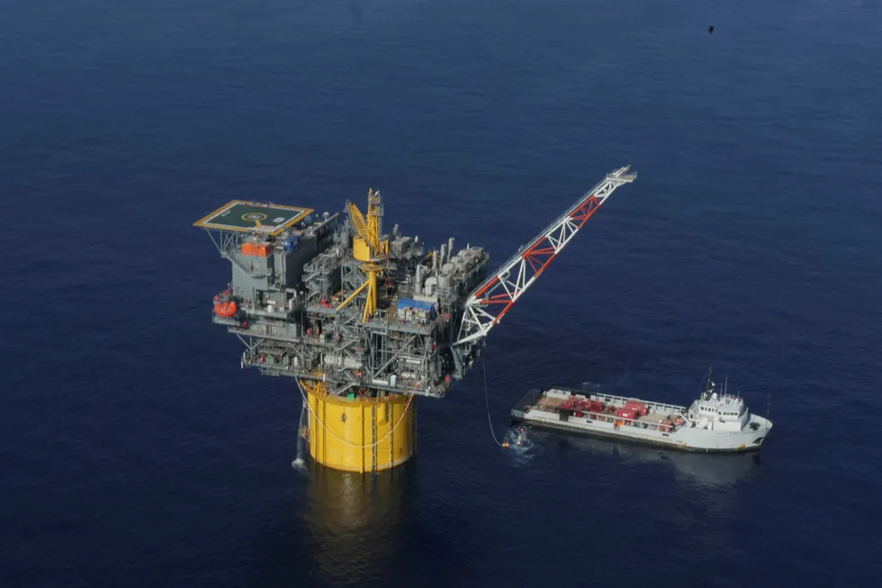Tie-back prospect: for Esox to Tubular Bells platform Photo: Hess