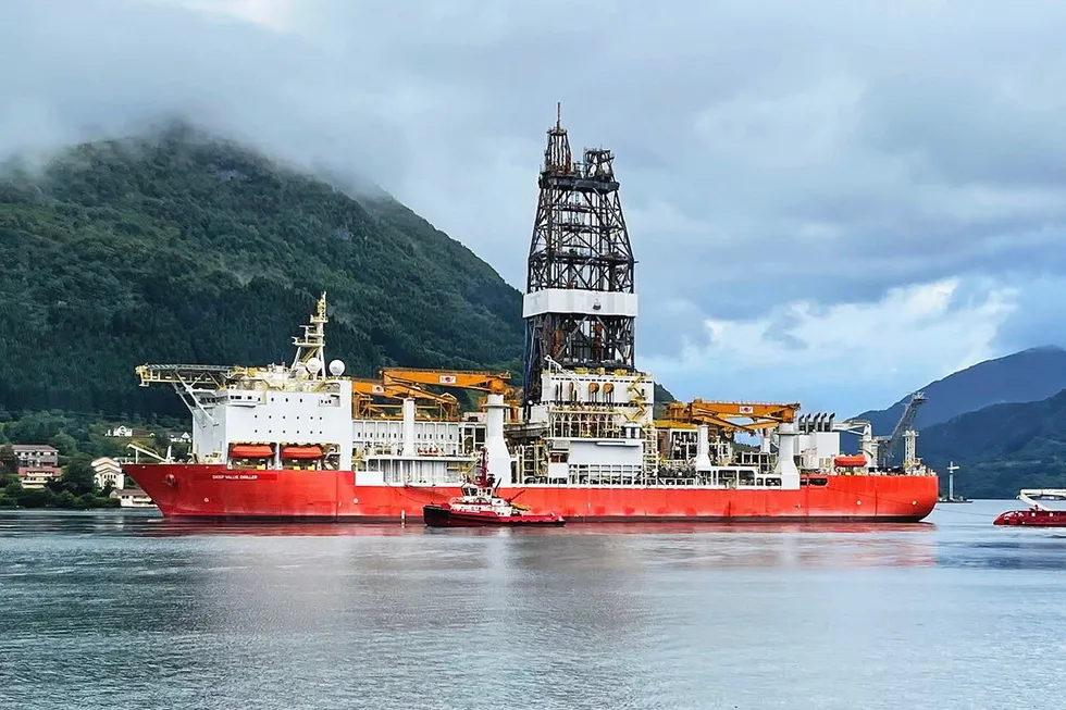 The drillship Deep Value Driller.