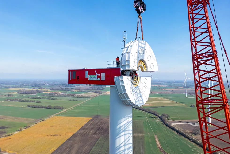 Enercon installs split generator at E-175 EP5 E2 7MW turbine