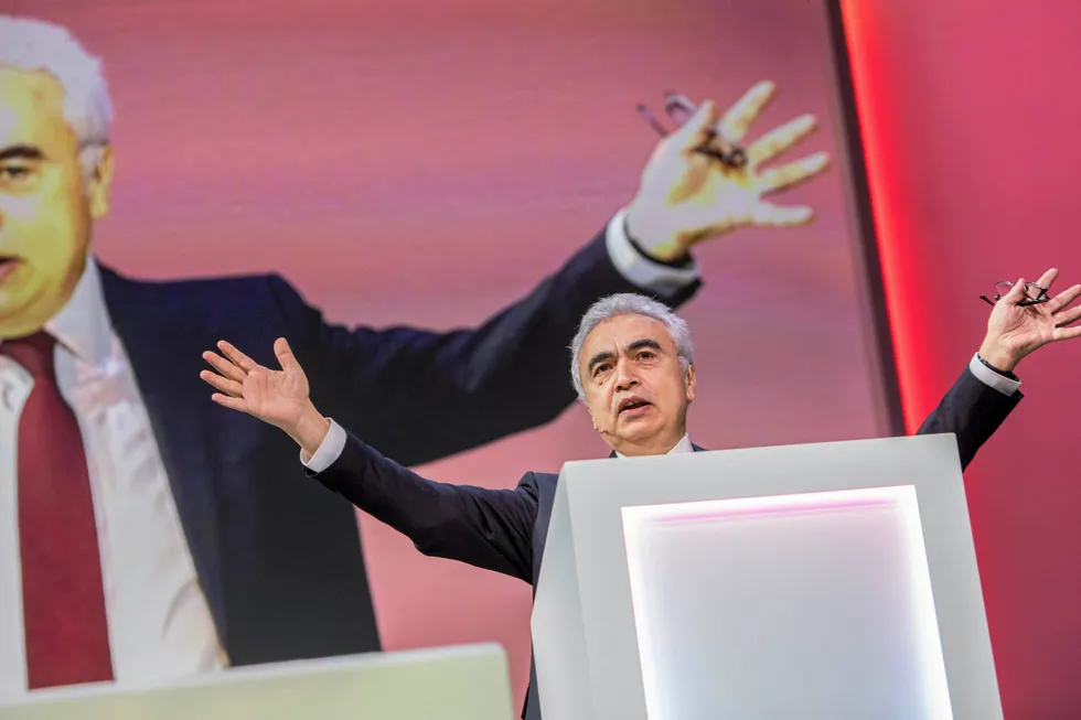 Road map: Fatih Birol, executive director of the International Energy Agency