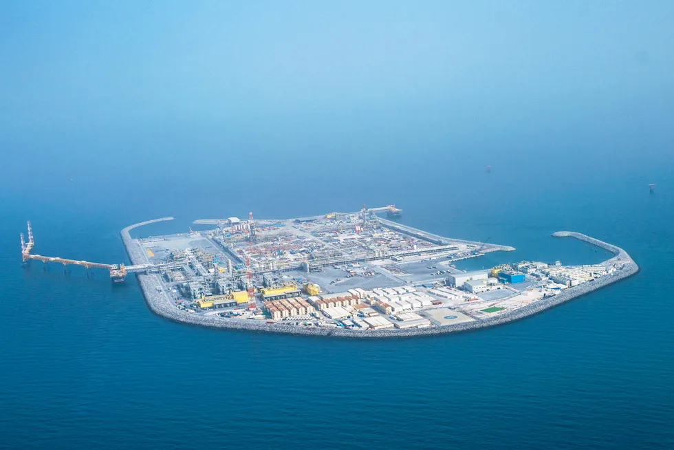 Lightning project: an Artificial island at Adnoc's Upper Zakum field