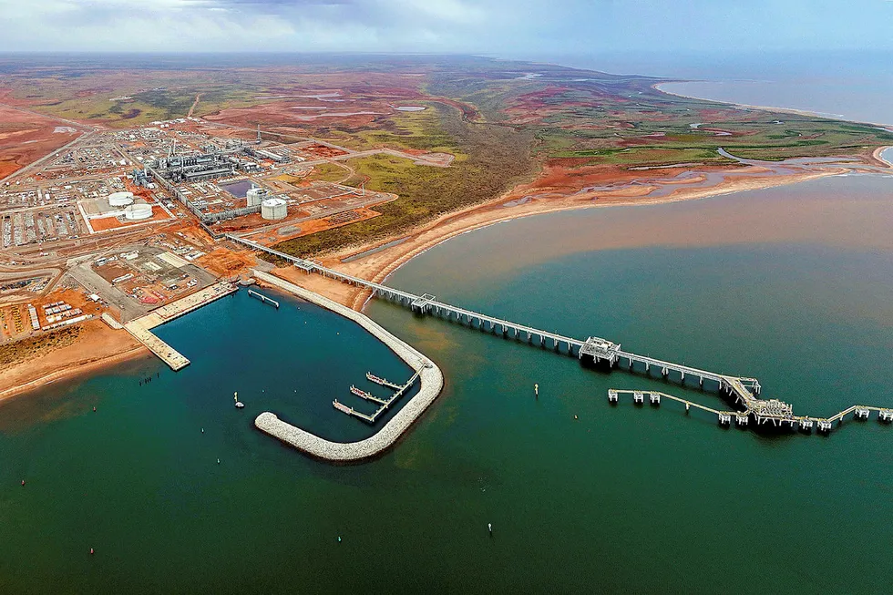 No December cargoes: the Wheatstone LNG facility at Ashburton North in Western Australia