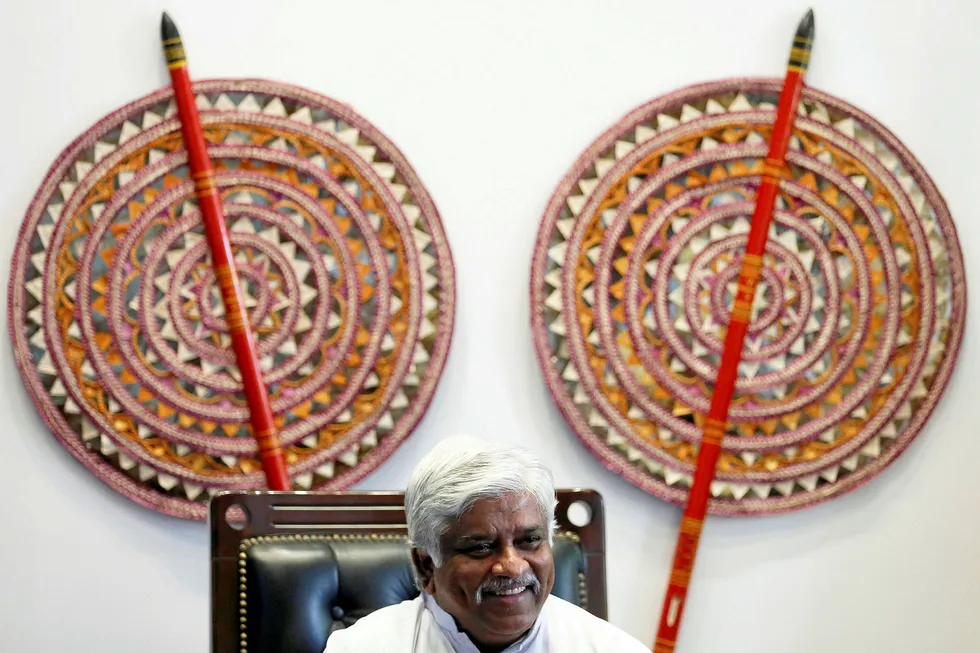 Looking ahead: Petroleum Resources Minister Arjuna Ranatunga