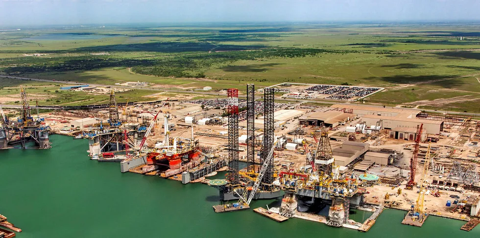 Keppel has a shipyard in Texas.