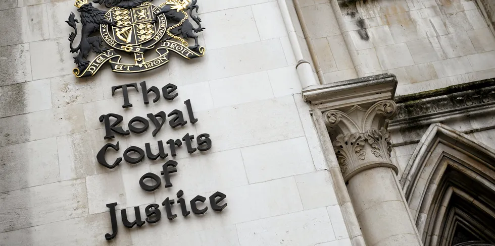The Royal Courts of Justice in London.