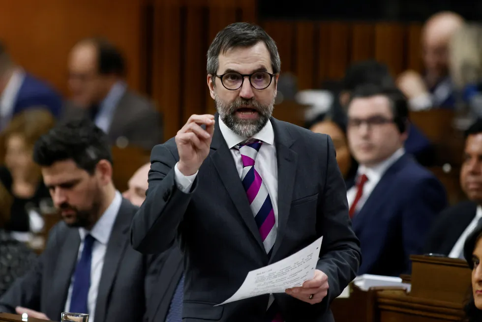 Canada's Minister of the Environment & Climate Change Steven Guilbeault.