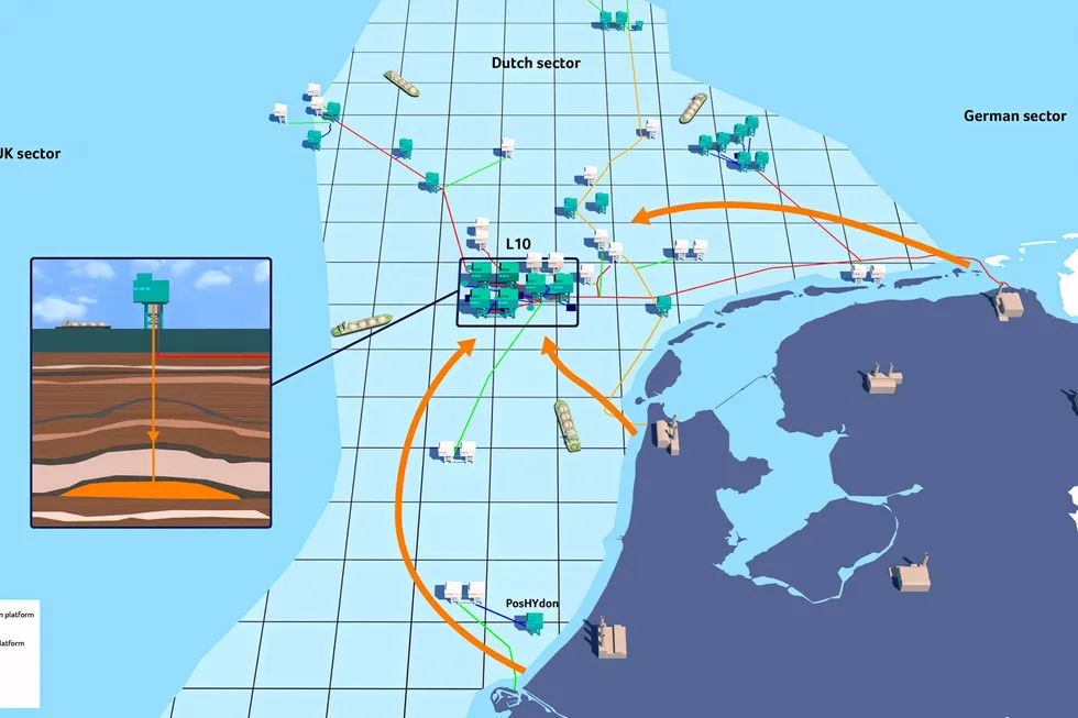 Plans: a graphic showing where the CCS scheme being studied by Neptune would be located