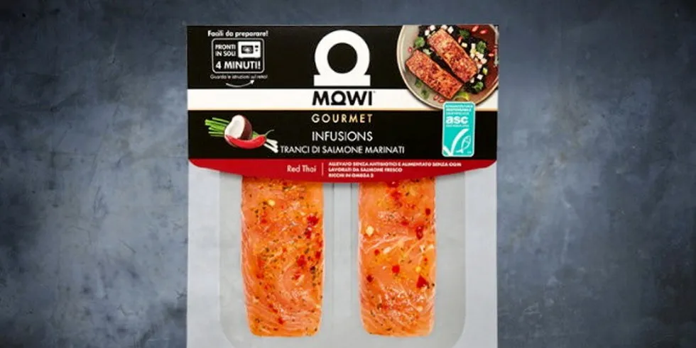 Initially, the company is launching two new lines in the country: “MOWI Signature” for smoked salmon and “MOWI Gourmet” for fresh salmon.