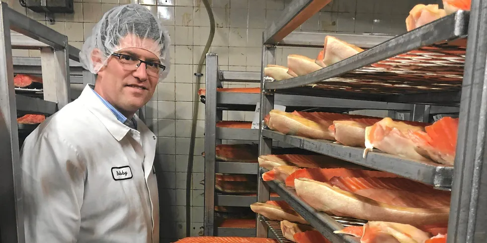 Acme's David Caslow. The company's plans to expand its smoked salmon plant in Brooklyn are moving ahead.