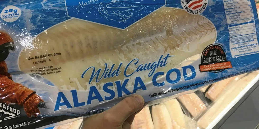 Alaskan Leader's wild caught Alaska cod.