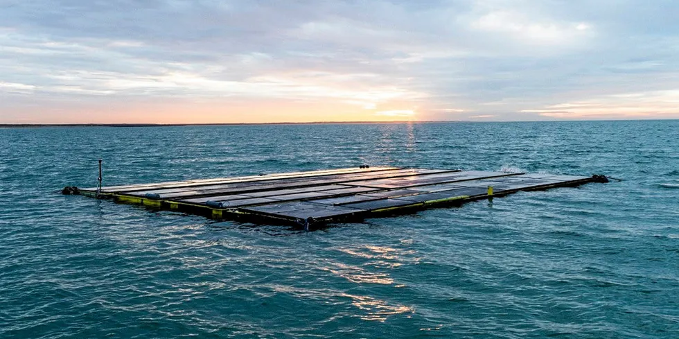 Oceans of Energy Zee op Zon pilot in the Dutch North Sea