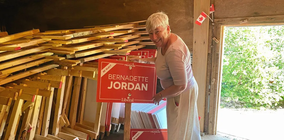 Bernadette Jordan has lost her seat as fisheries minister in Canada.