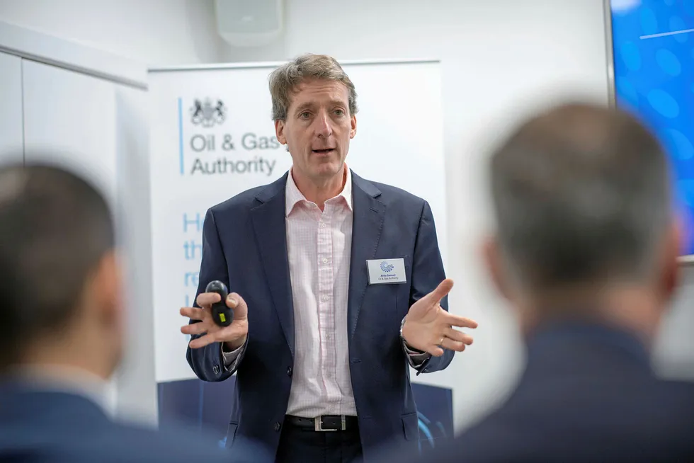 Launch: OGA chief executive Andy Samuel at the launch of the UK Oil & Gas National Data Repository in Aberdeen earlier on Monday