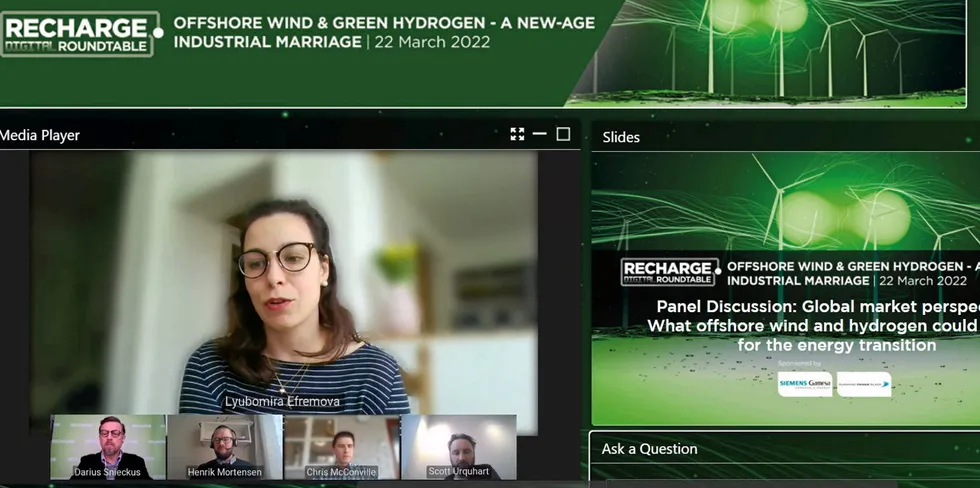 BP's Ira Efremova addresses the Roundtable