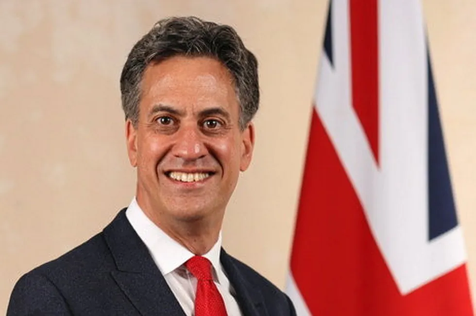 UK Secretary of State for Energy Security and Net Zero Ed Miliband.
