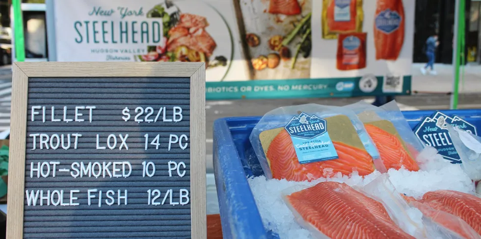 Hudson Valley Fisheries supplies consumers in the Greater New York City and Hudson Valley regions with its land-based steelhead.
