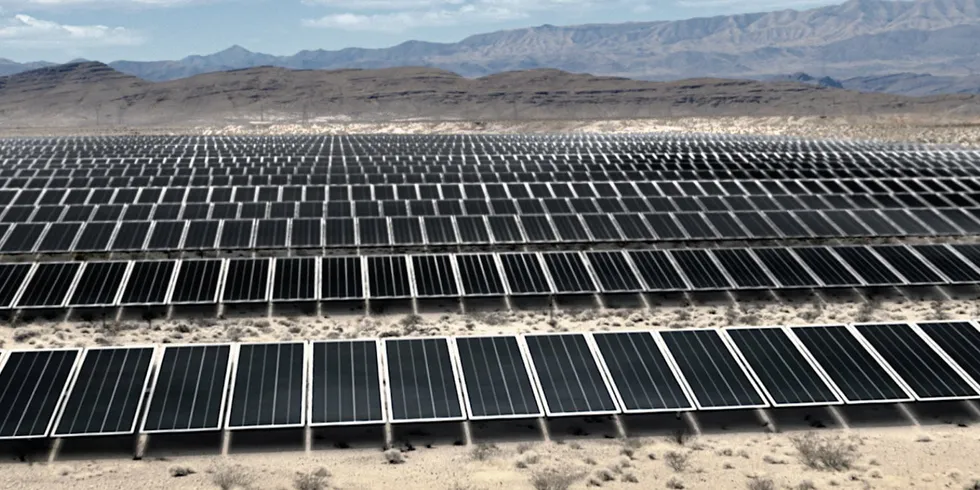Valley of Fire Fund's Gemini solar + storage project outside Las Vegas