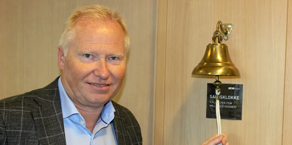 Knut Nesse, aquaculture equipment supplier Akva CEO.