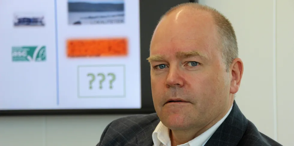 Asle Ronning, CEO of Norwegian salmon farming group Masoval.