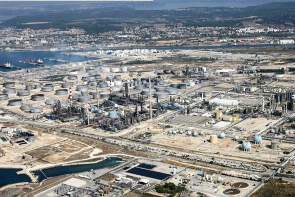 On location: the solar photovoltaic power station will be built at Lavera refinery in France